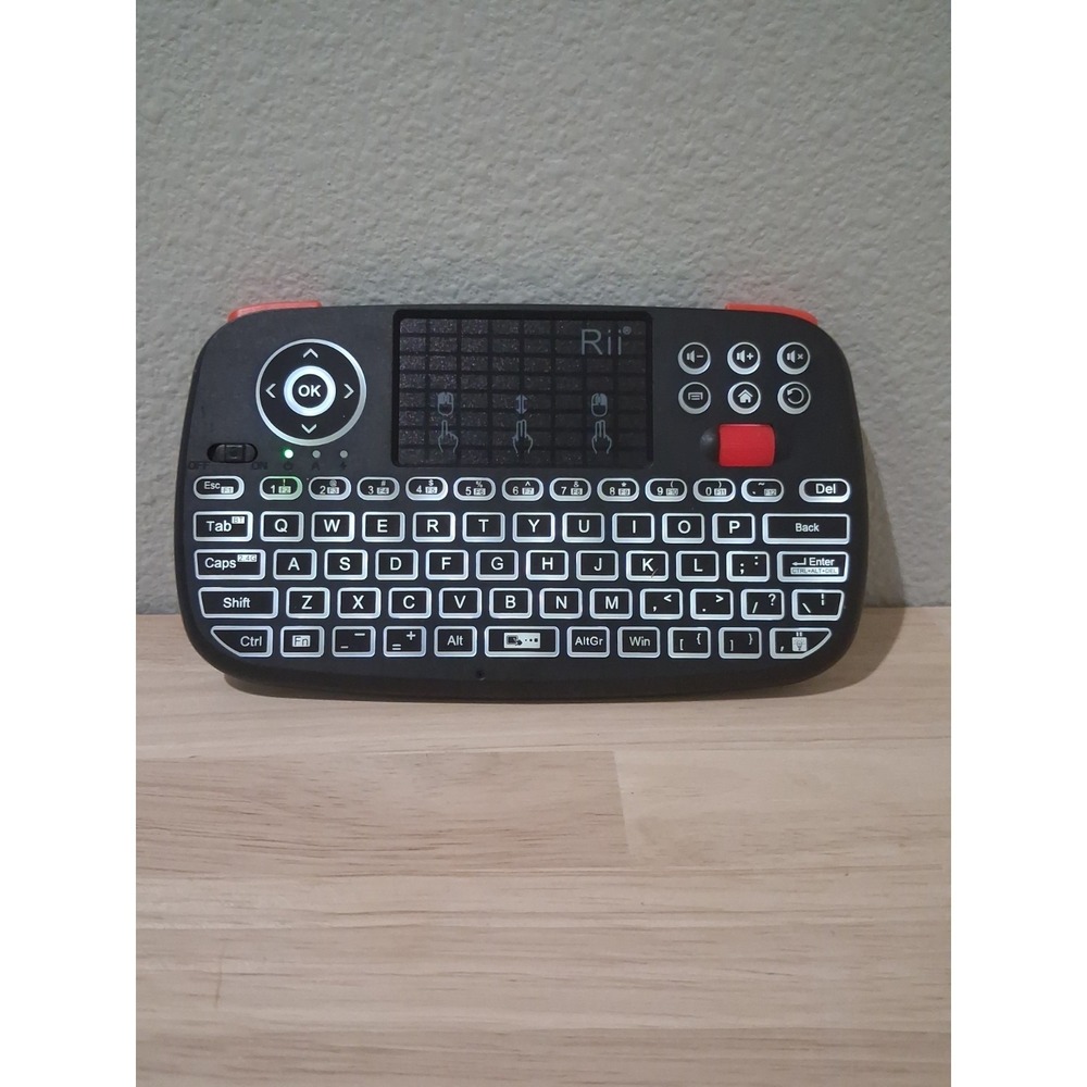 Rii i4 Wireless - Bluetooth Mini Keyboard with Backlight and dongle